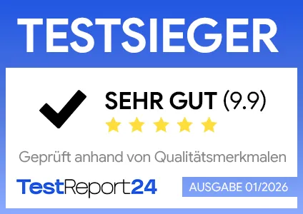 Testsieger Emblem 2025